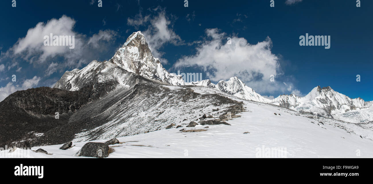 Nepal, Himalaya, Khumbu, Everest-Region, Ama Dablam Stockfoto