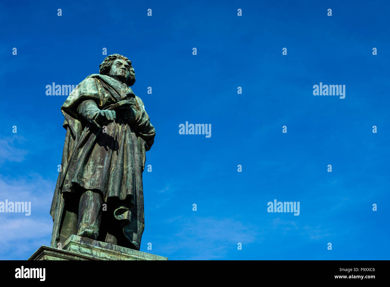 Deutschland, Bonn, Beethoven-Denkmal auf dem Muensterplatz Stockfoto
