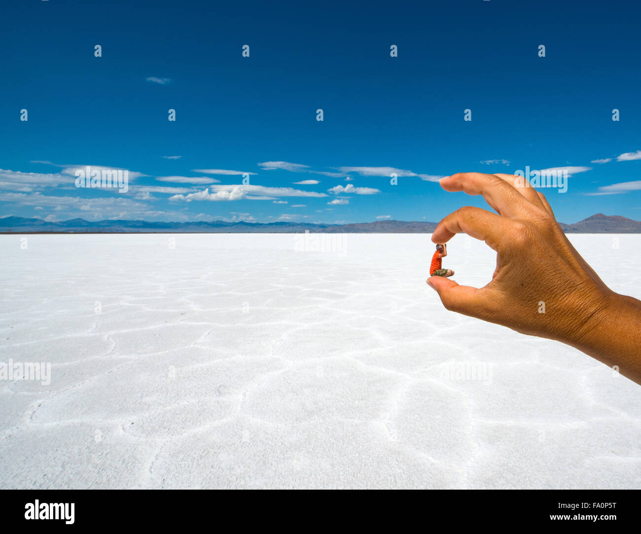 Kleiner Mann Stockfoto