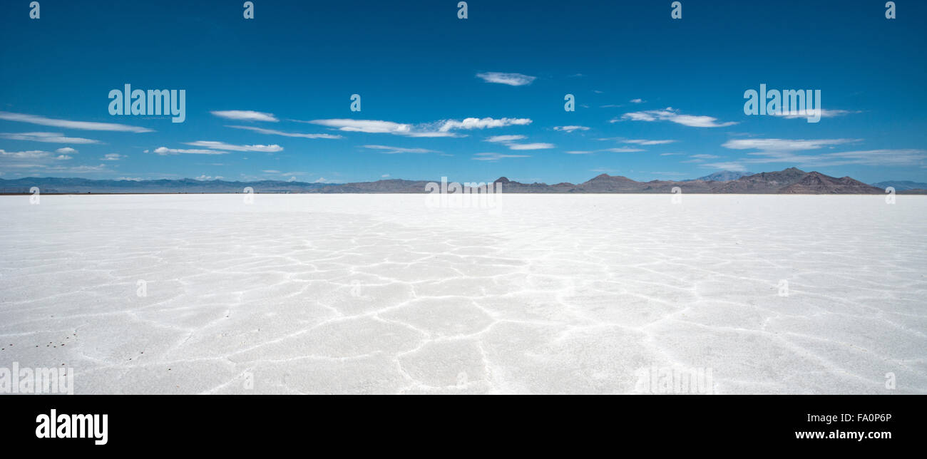 Salzsee von Bonneville in Utah Stockfoto