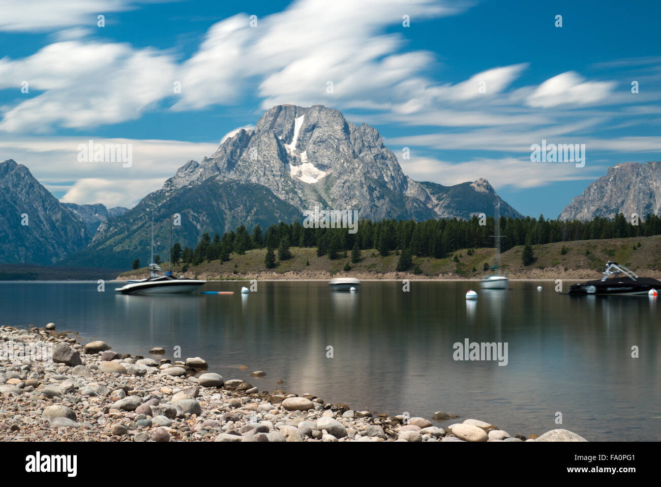 Der Grand Teton National Park Stockfoto