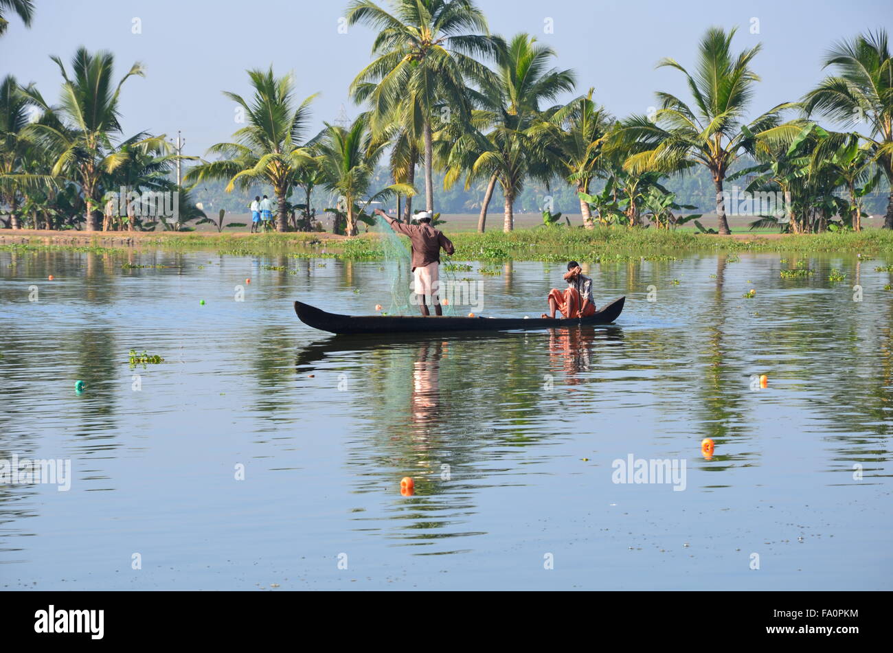 Alleppey, ist die administrativen Hauptsitze von Alappuzha Distrikt von Kerala Zustand des südlichen Indien entlang der Küste des Arabischen Meeres Stockfoto