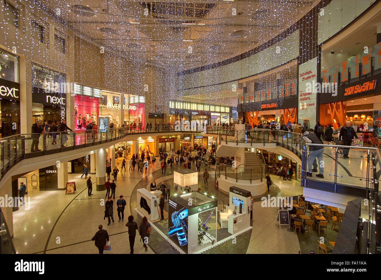 Manchester Arndale Shopping Centre, Manchester, England. VEREINIGTES KÖNIGREICH. Stockfoto