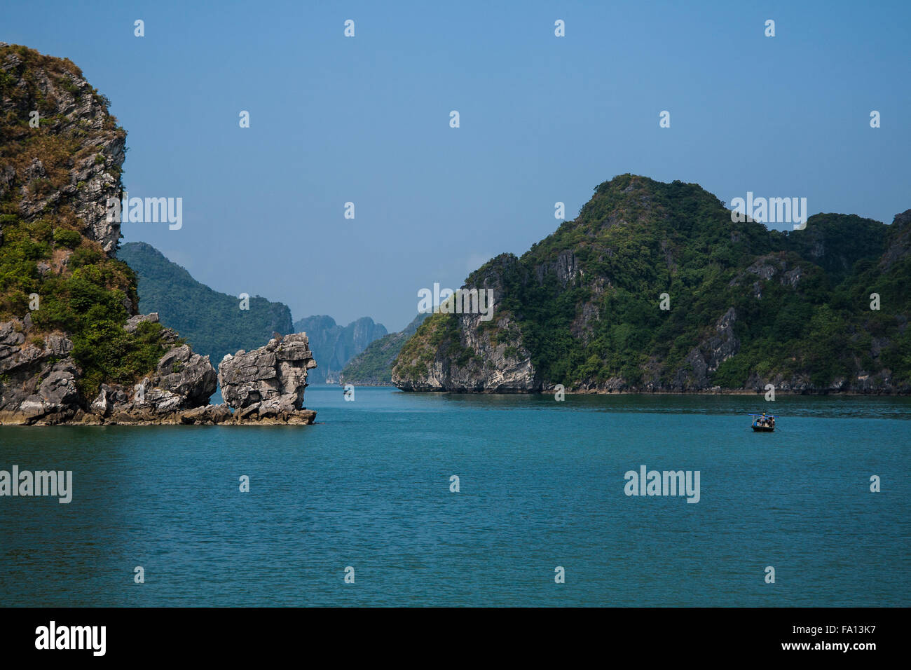 Ha Long Bucht, Vietnam Stockfoto