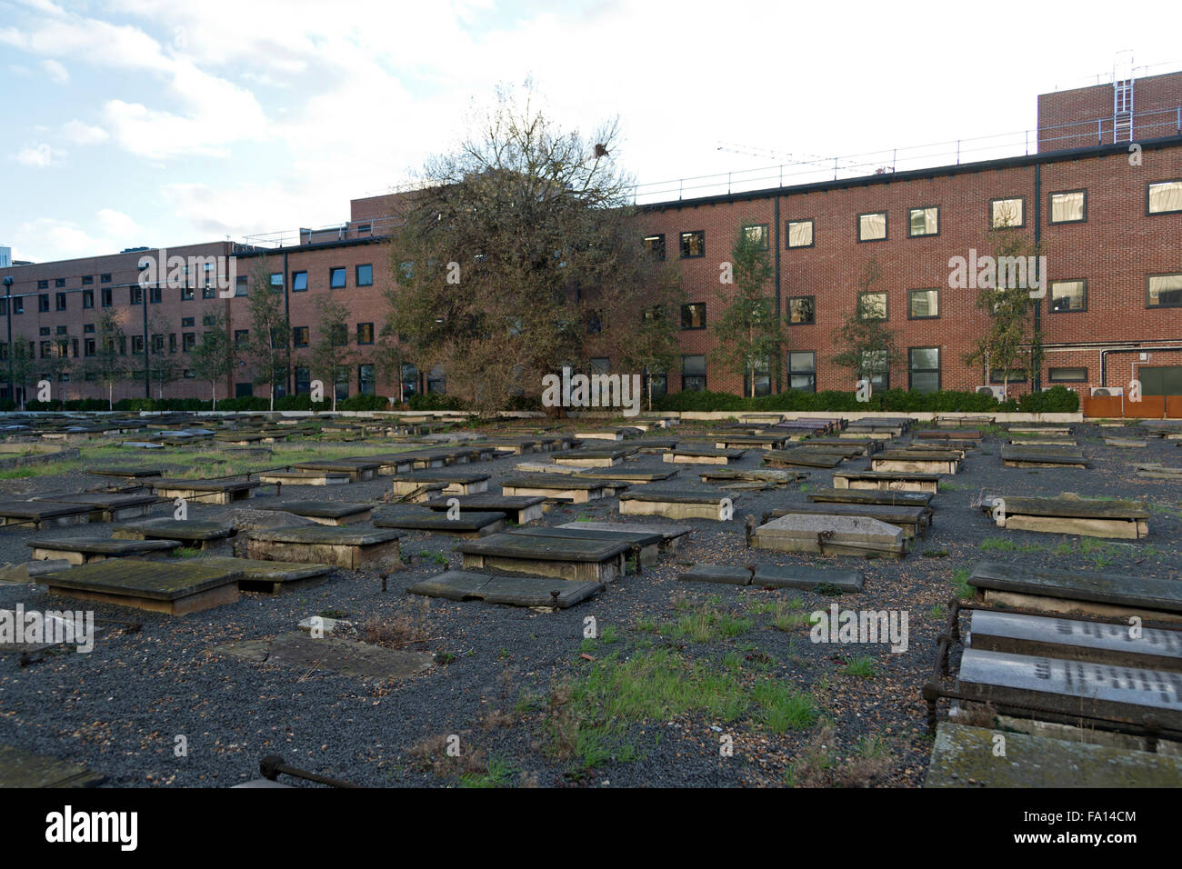 Beth-Chaim-Novo (Nuevo) sephardischen jüdischen Friedhof, Meile Ende Straße, London, UK. Stockfoto