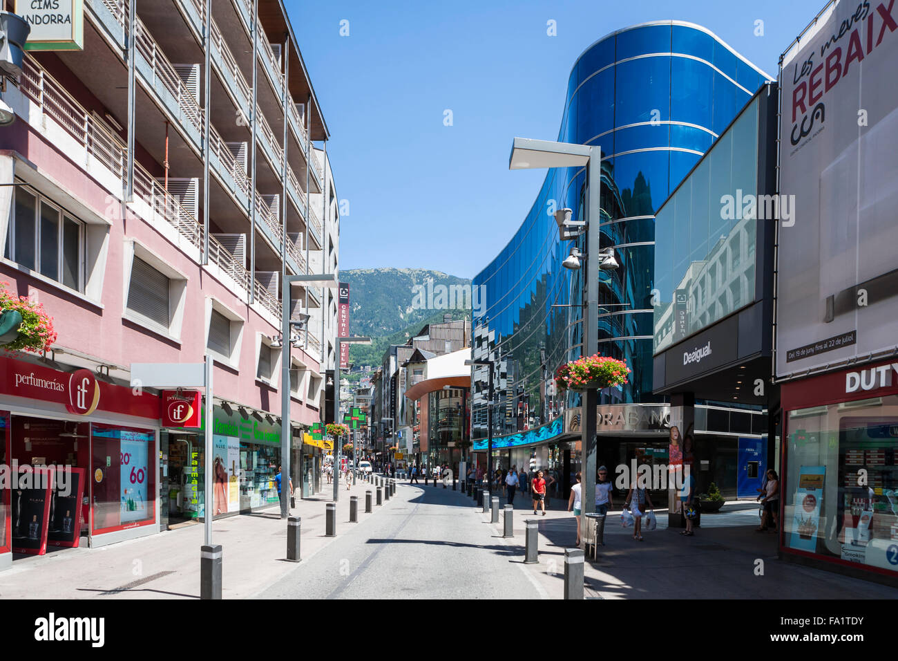 Andorra la Vella Stockfoto