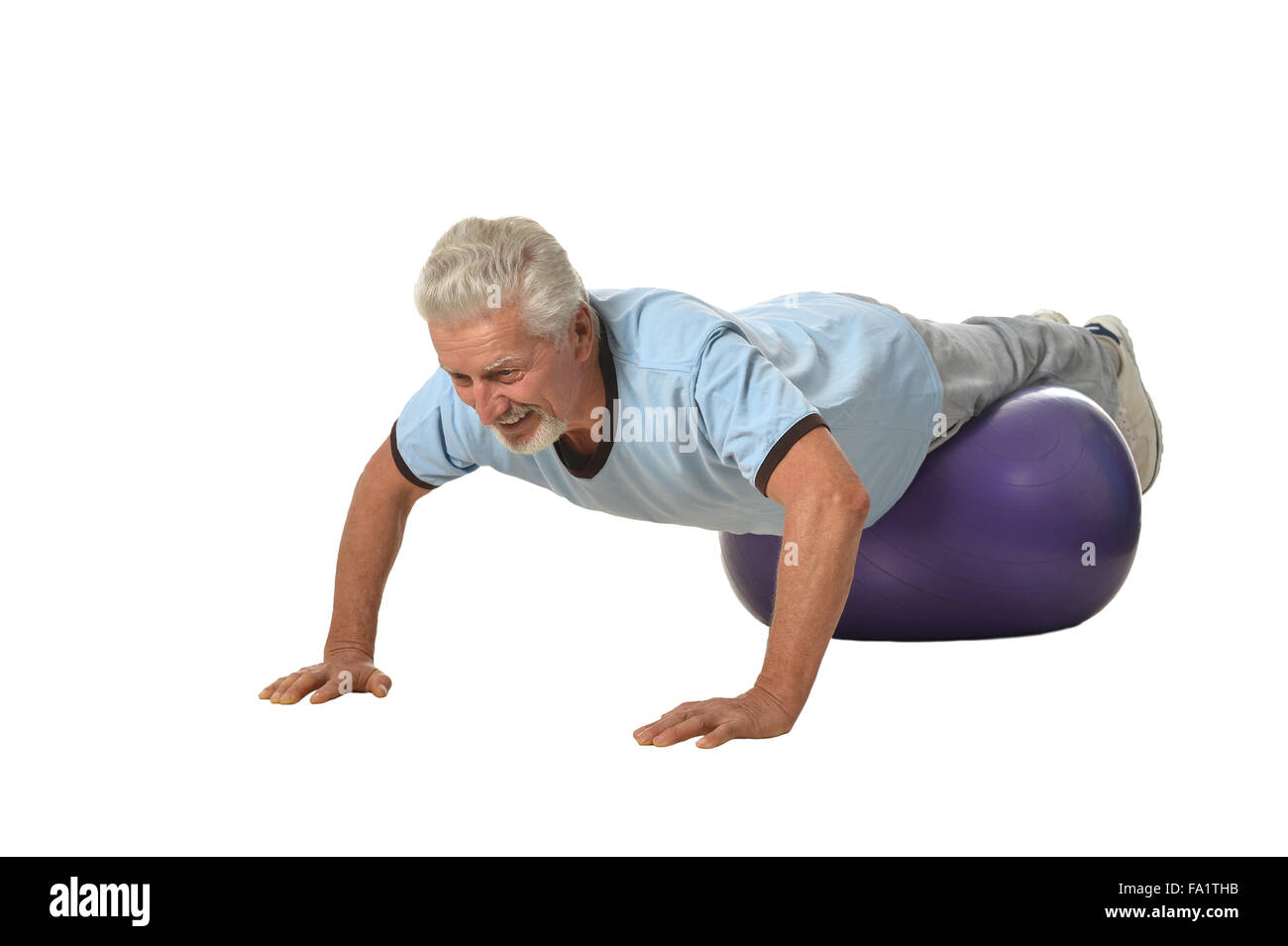 Gymnastic ball and elderly -Fotos und -Bildmaterial in hoher Auflösung