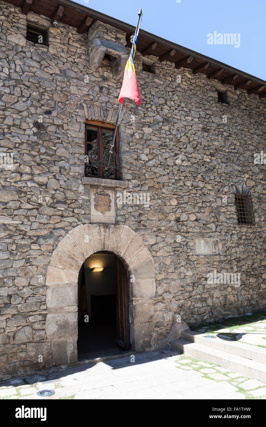 Casa De La Vall in Andorra Stockfoto