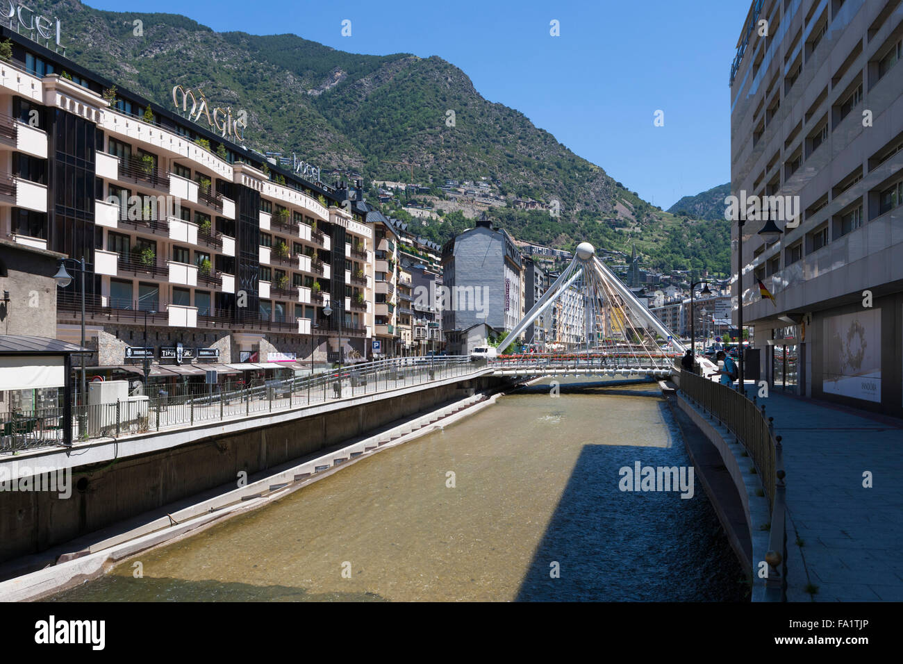 Das Gran Valira Stockfoto