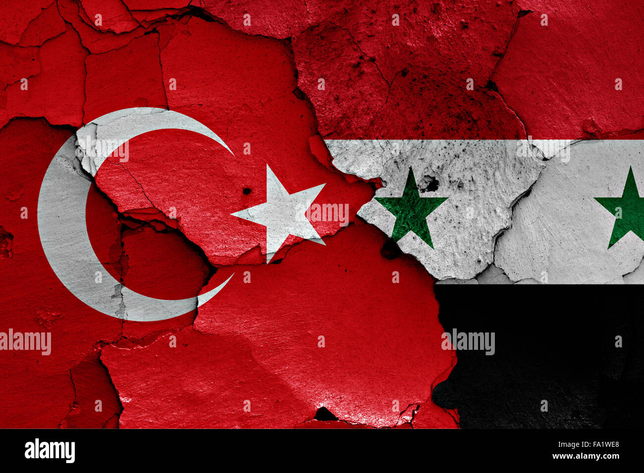 Flagge von syrien und türkey -Fotos und -Bildmaterial in hoher Auflösung –  Alamy