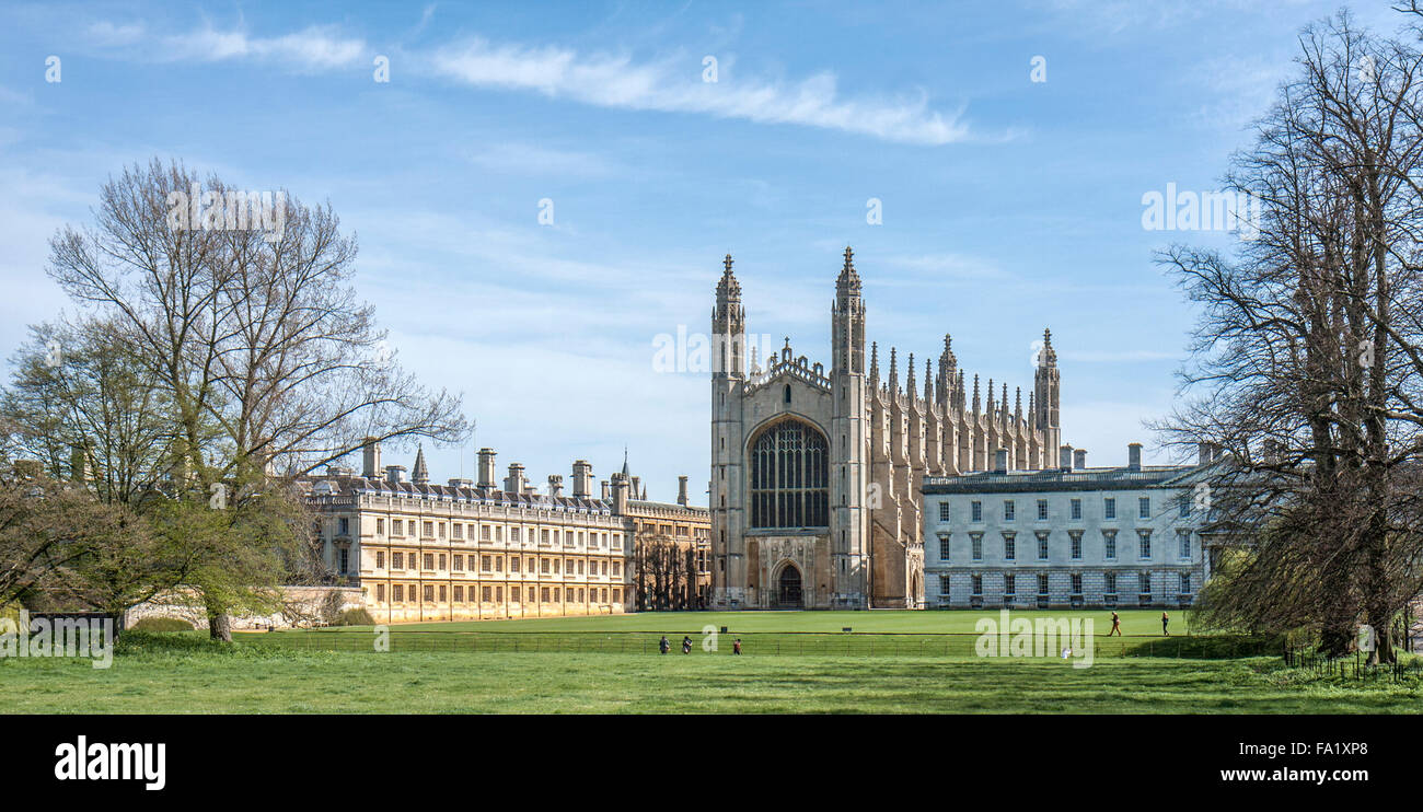 Kings College in Cambridge Stockfoto