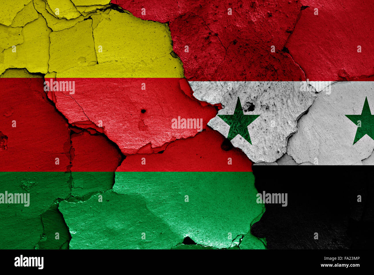 Flagge Von Syrien Kurdistan Stockfotos Und Bilder Kaufen Alamy