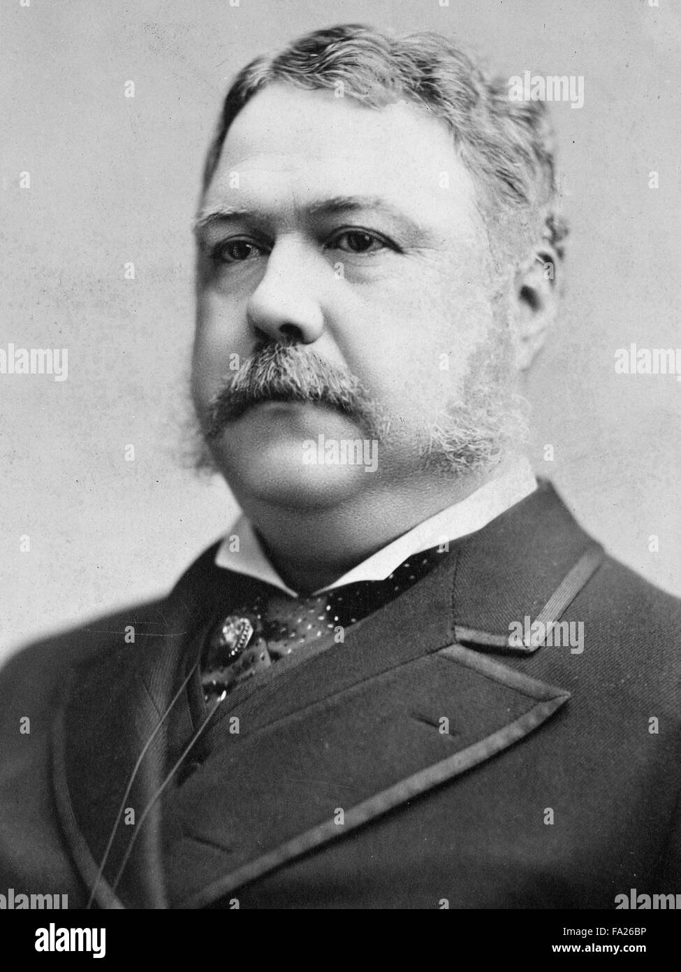 Chester Alan Arthur, US-amerikanischer Politiker, 21. Präsident der USA (1881 – 1885); Stockfoto