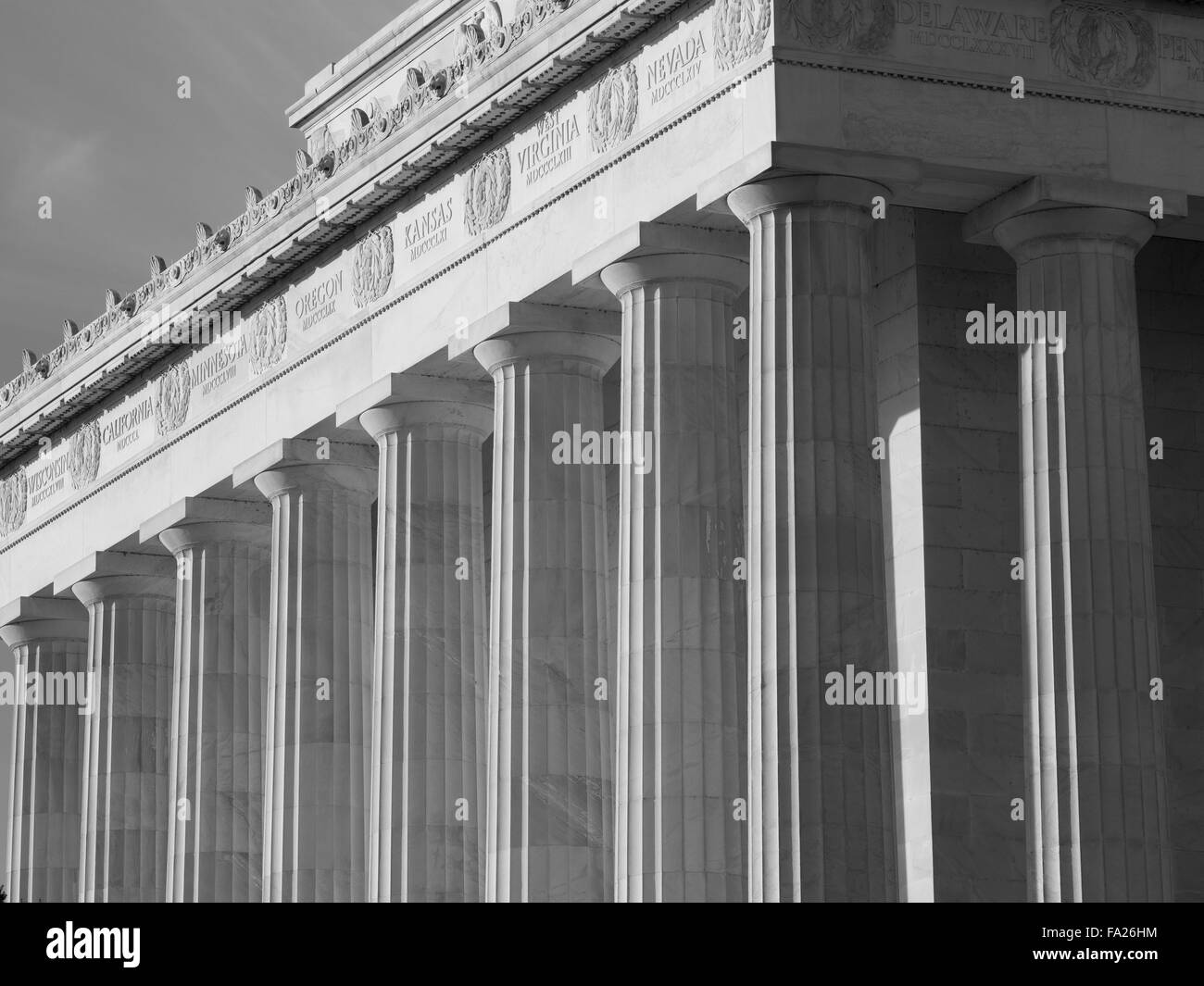 Das Lincoln Memorial Stockfoto