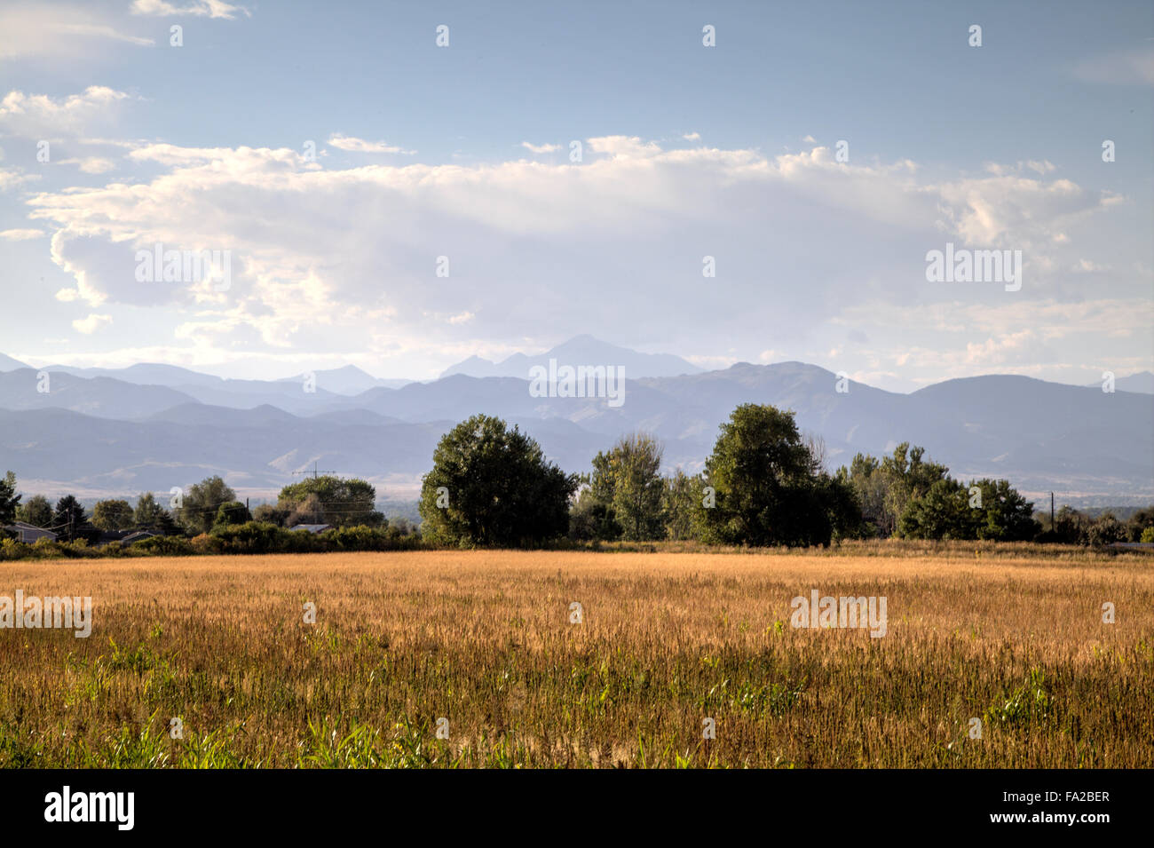 Longs Peak Colorado Stockfoto