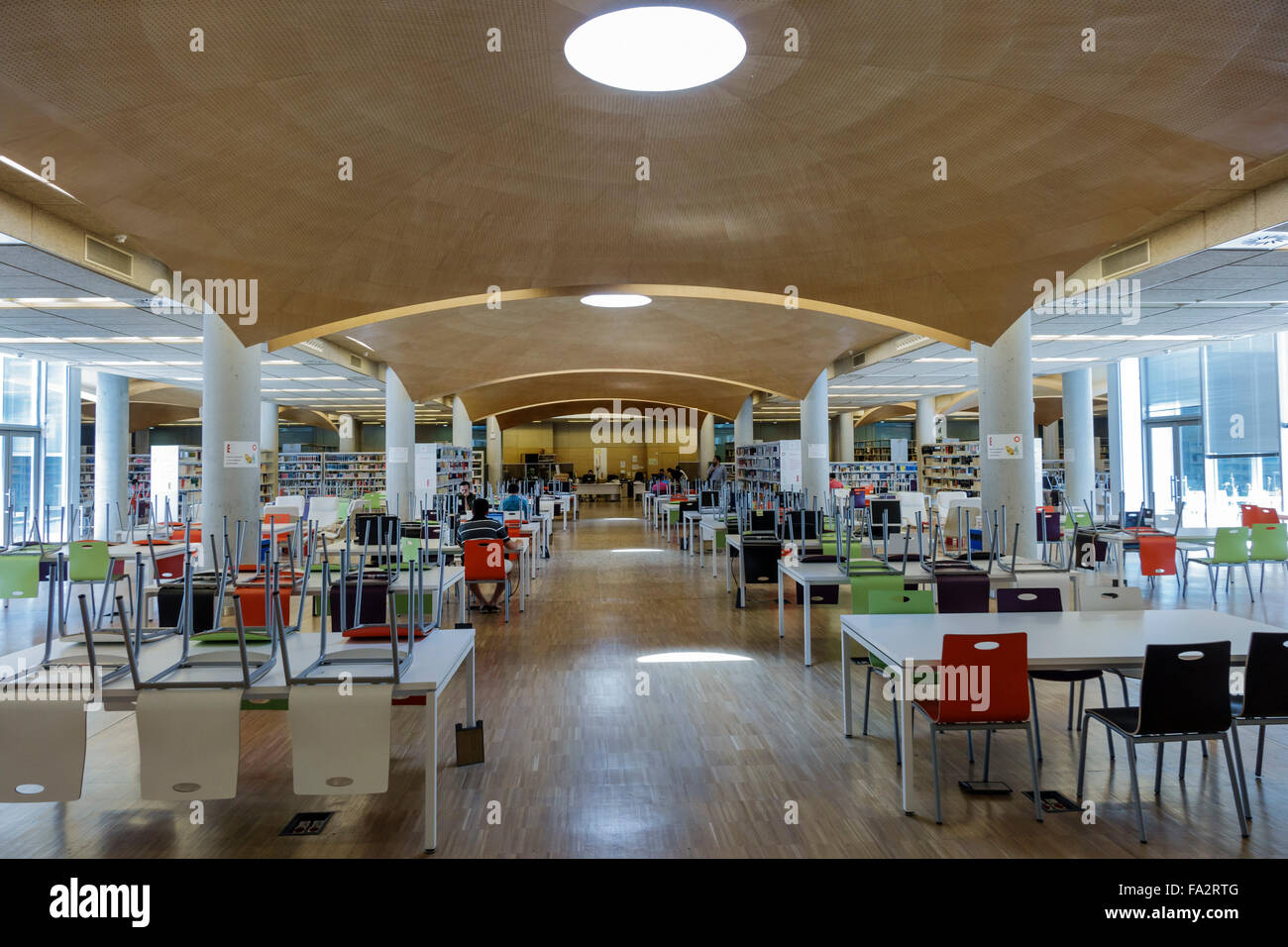 Madrid Spanien, Europa, Spanisch, lateinamerikanisch-lateinamerikanische Minderheit von Einwanderern aus ethnischen Ländern, Moncloa-Aravaca, Complutense University of Madrid, Universidad Co Stockfoto