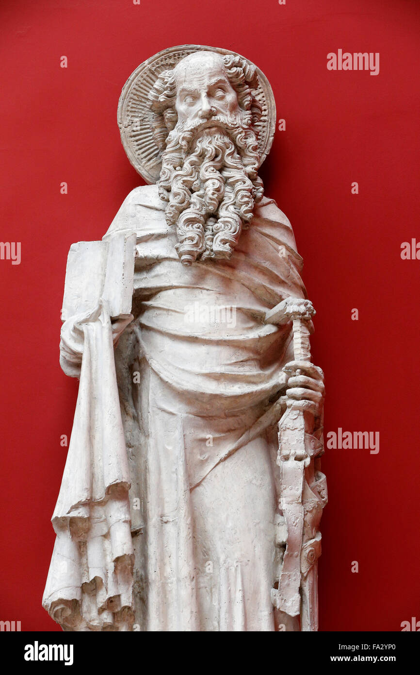Nationalmuseum der französischen Denkmäler. Kloster der Cordeliers, Toulouse. Saint Paul. Gegossen. Stockfoto