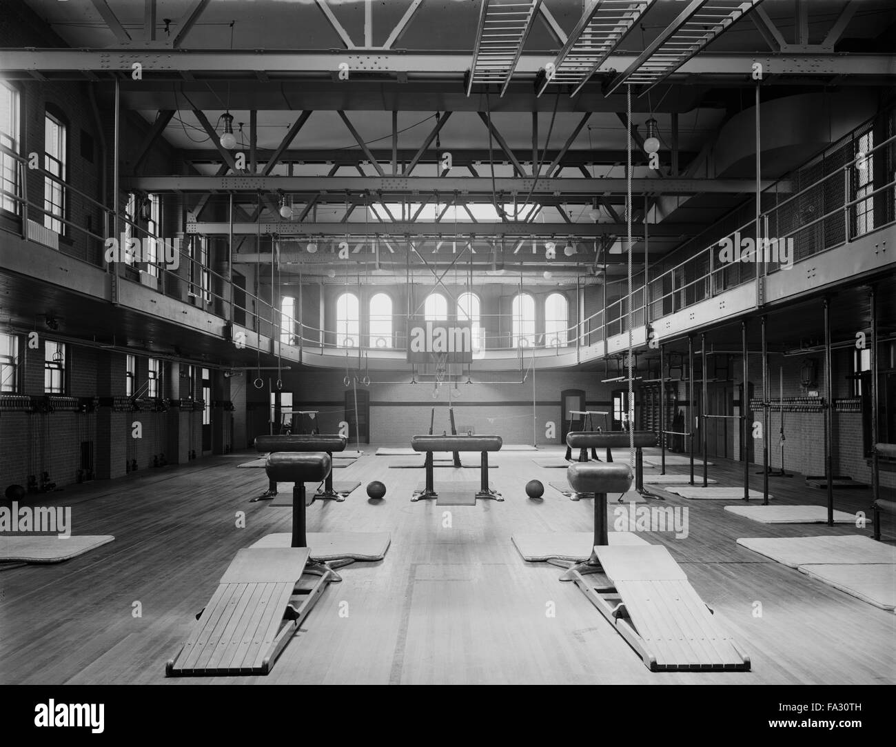 Y.M.C.A. Gymnasium, 23rd St. Zweig in New York City, New York, USA, 1900 Stockfoto