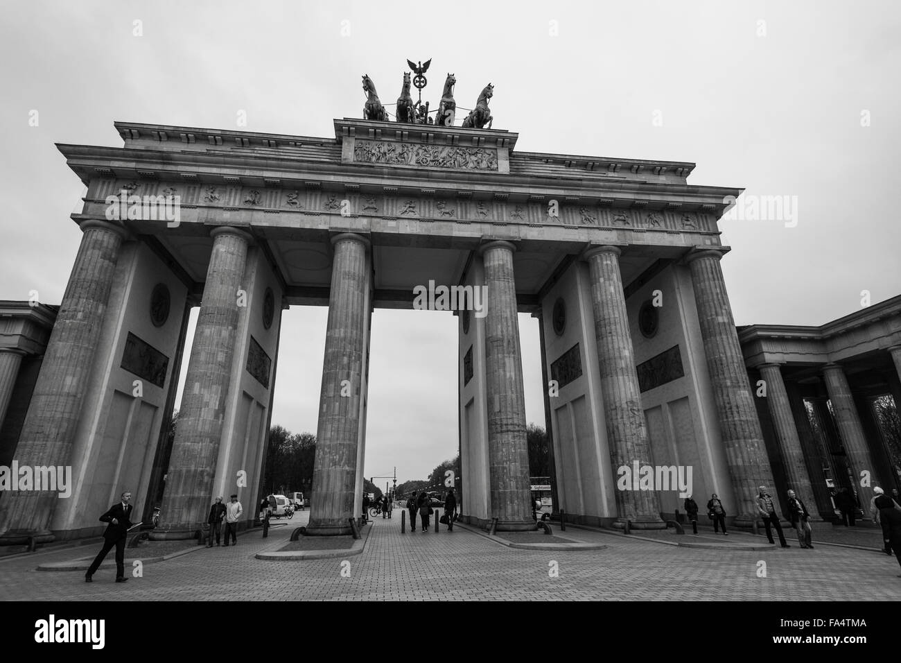 Brandenburger Tor, Berlin Stockfoto