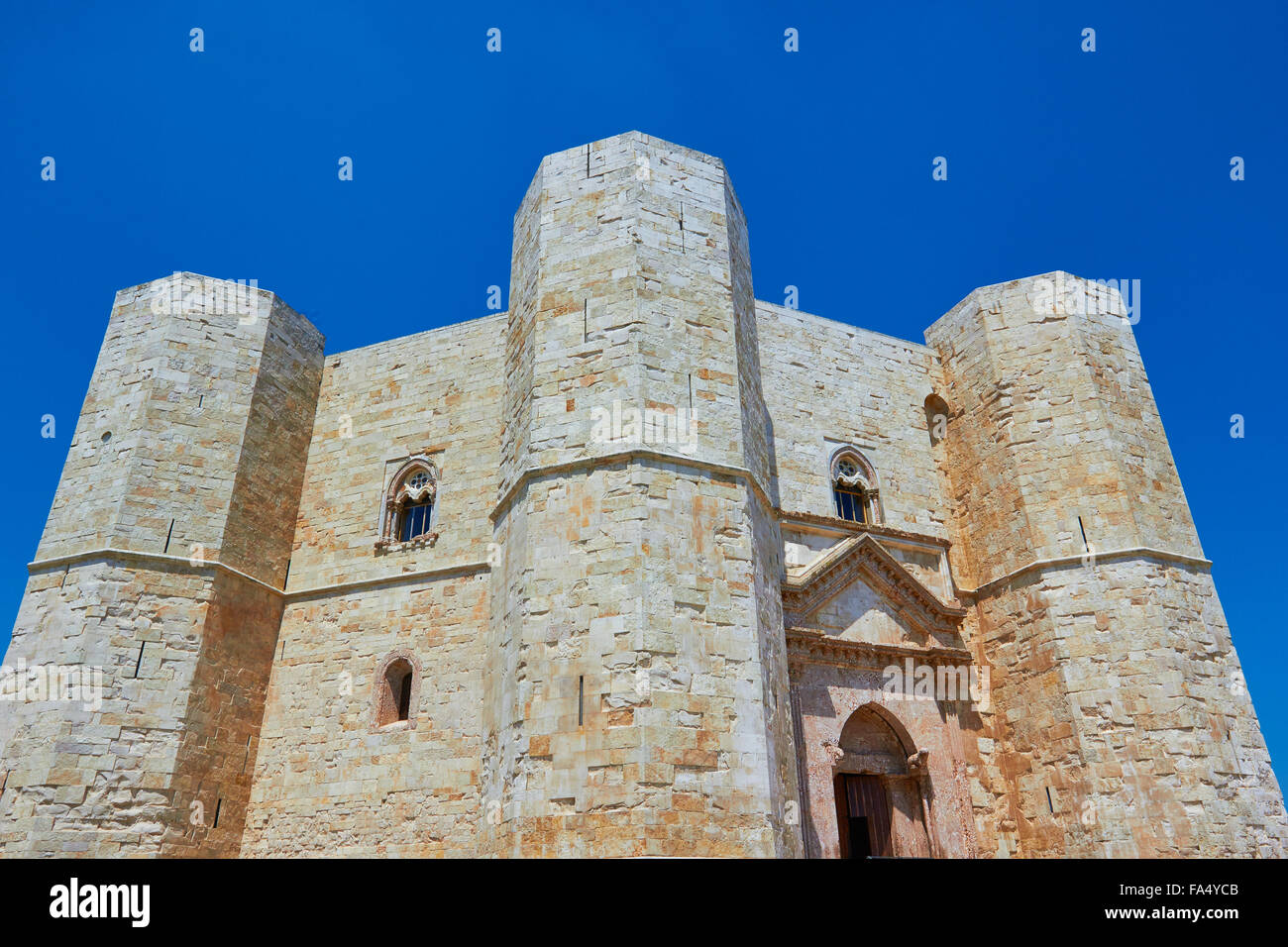 Castel Del Monte Andria Apulien Italien Europa Stockfoto