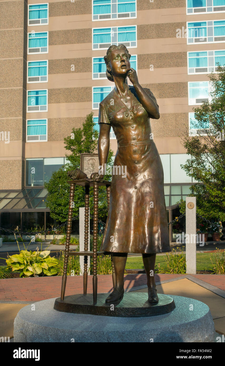 Alte Sterne Mütter Familie Denkmal Manchester New Hampshire Stockfoto