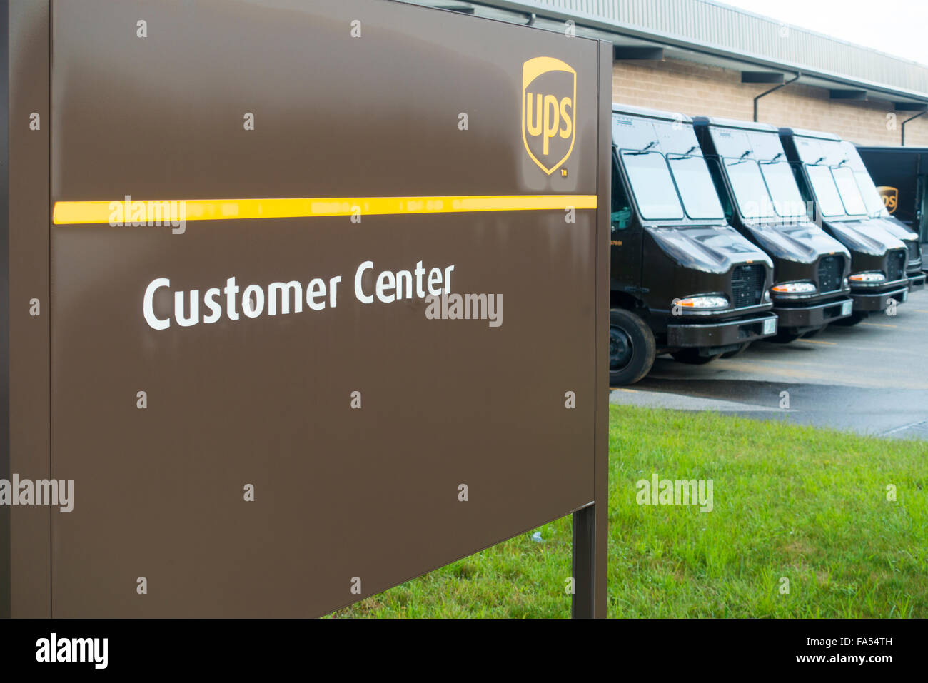 UPS-Center in Manchester NH Stockfoto