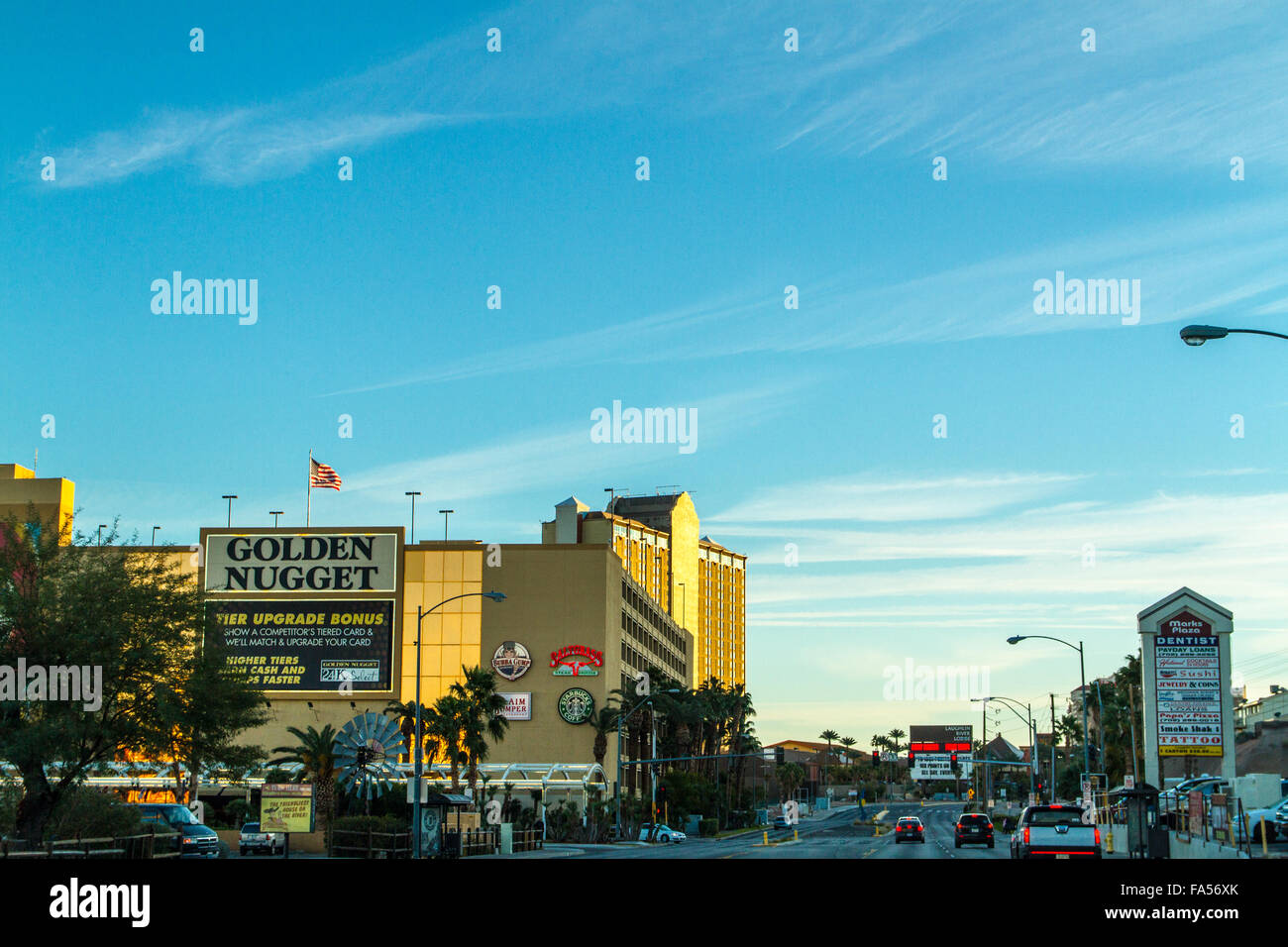 Der Streifen in Laughlin, Nevada Stockfoto