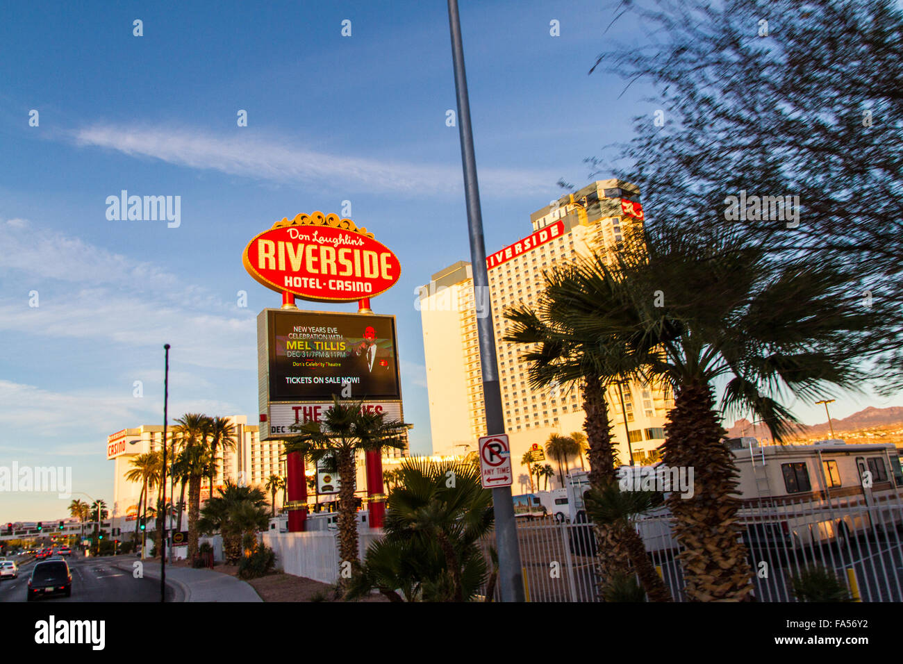 Das Riverside Hotel Casino in Laughlin, Nevada Stockfoto
