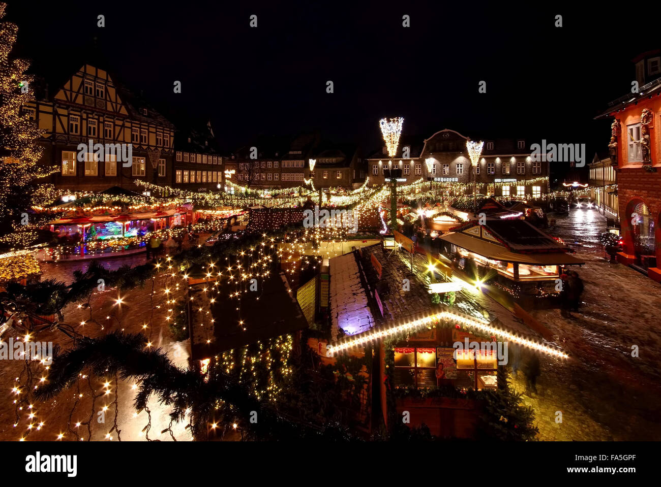 Weihnachtsmarkt Goslar - Goslar Weihnachtsmarkt 03 Stockfoto