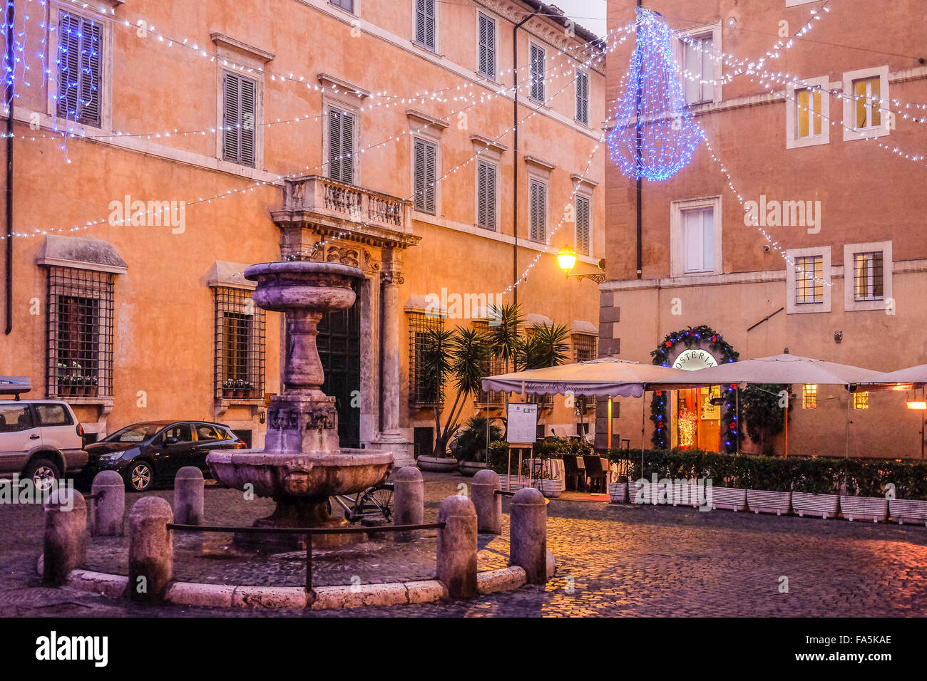 Piazzetta di San Simeone, Via de' Coronari, Rom Stockfoto