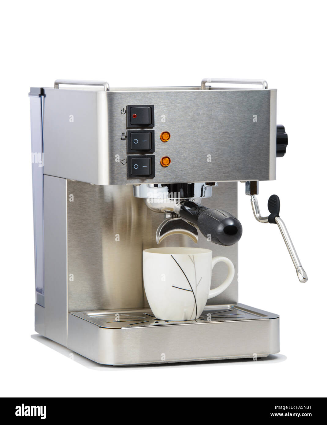 Kaffeemaschine mit Kaffeetasse Stockfoto Kaffeemaschine mit Kaffeetasse Stockfoto