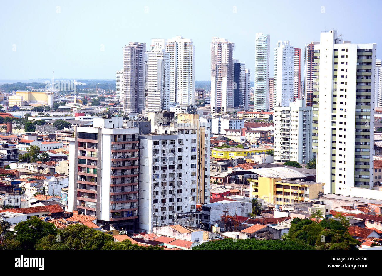 Luftbild auf Belem Para Brasilien Stockfoto