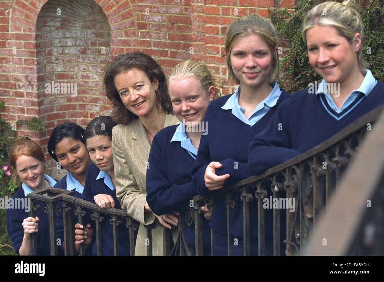 Diana Vernon, fotografiert, während Schulleiterin der Woldingham School in Surrey, England, UK. Derzeit Rektor der Methodist Ladies College, Melbourne, Australien. Stockfoto