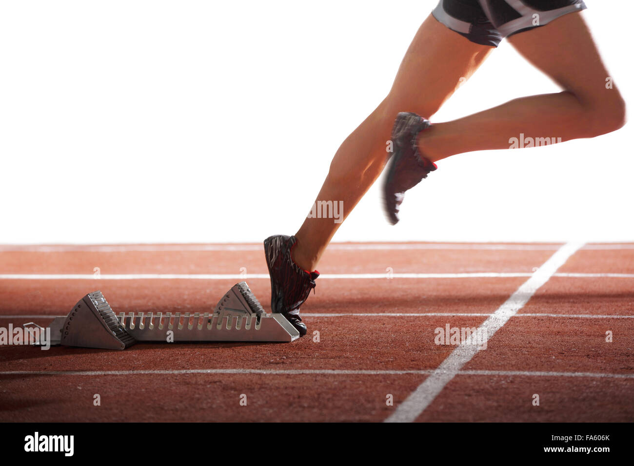 Leichtathletin und Olympiateilnehmerin Stockfotografie Alamy