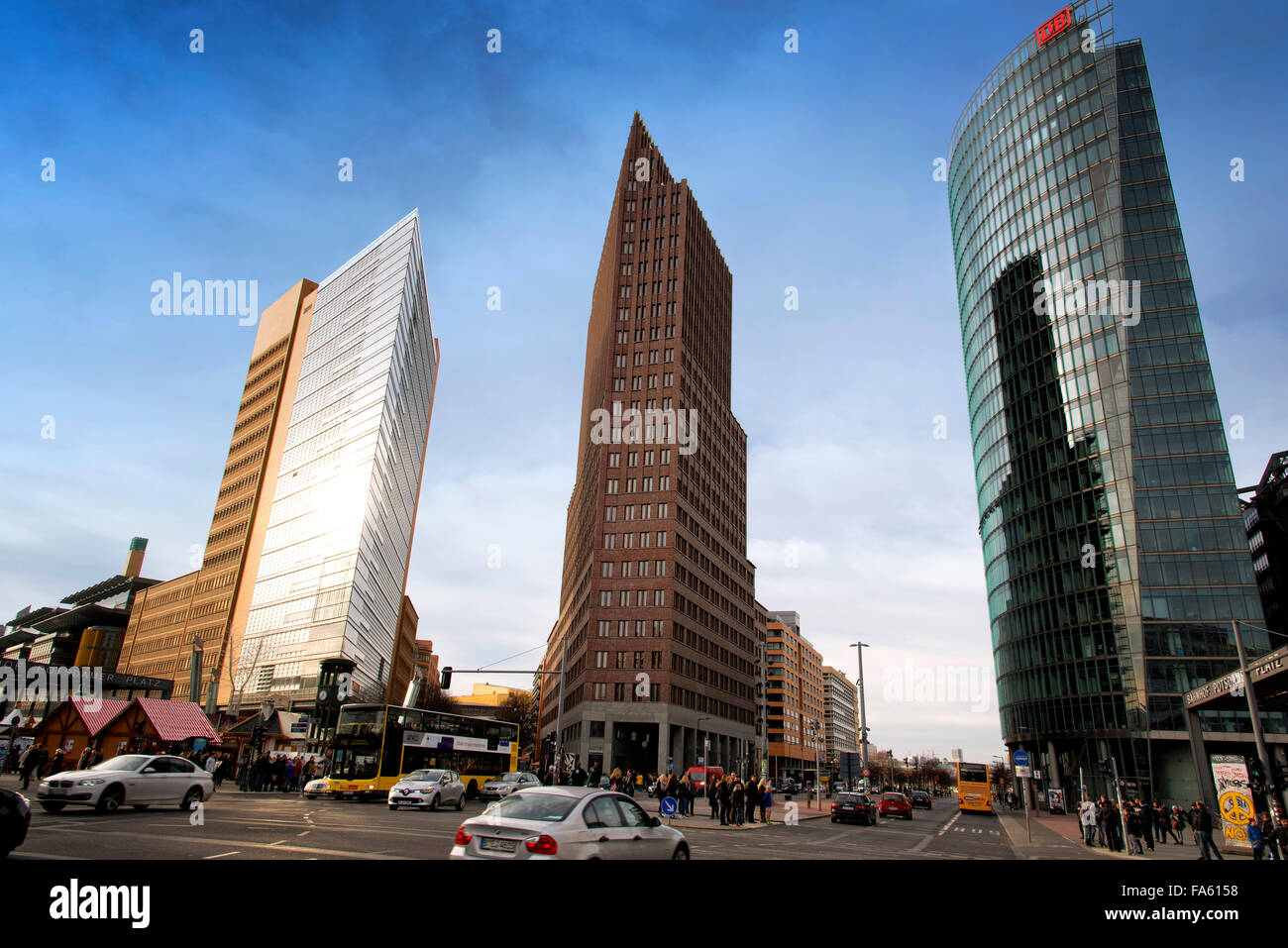 Potsdamer Platz, Berlin Deutschland Stockfoto