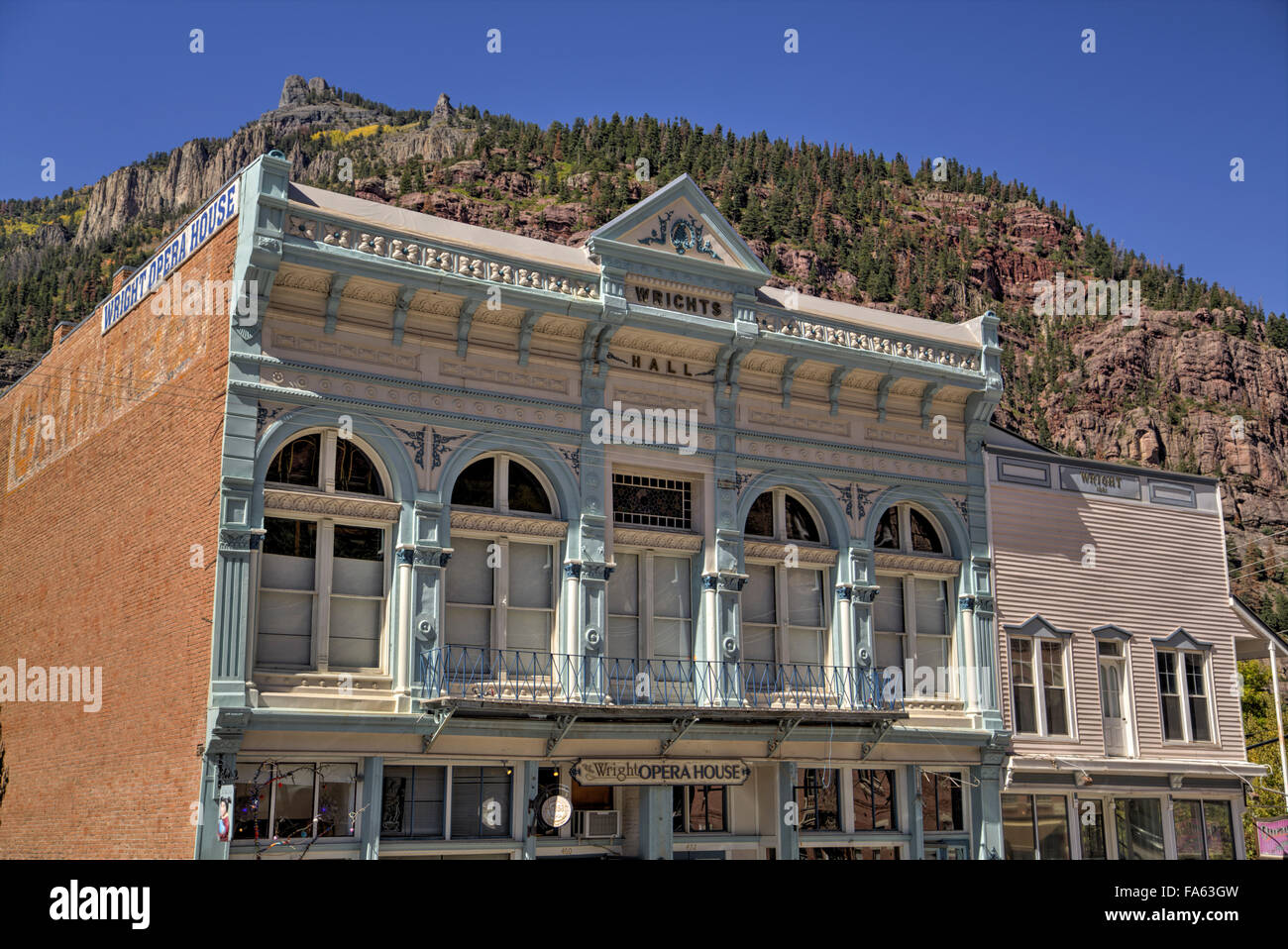 Wright Opernhaus, Ouray, Colorado, USA Stockfoto