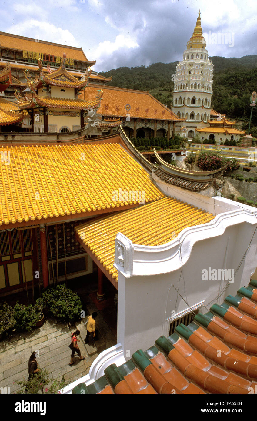 Pagode am Kek Lok Si (Tempel der Sukhavati) buddhistische Tempel, Air Itam, Penang, Bundesstaat Penang, Malaysia. Stockfoto