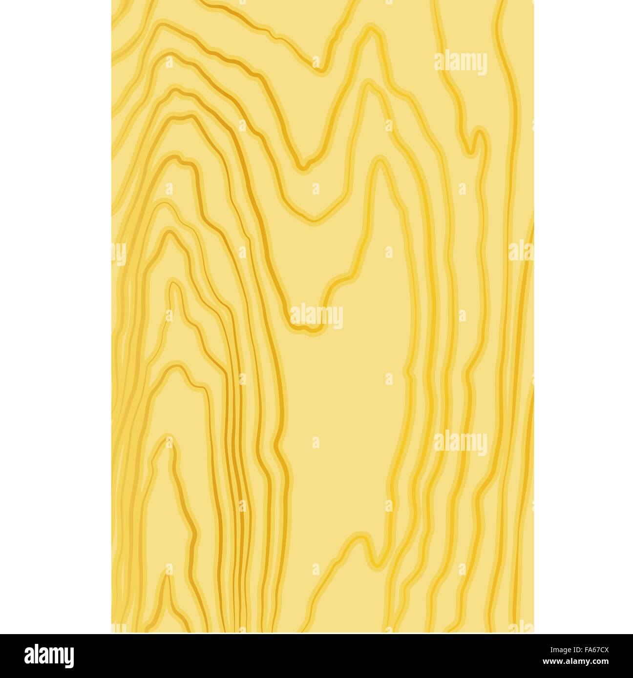 Vektor leicht gelbe Holzstruktur Illustration Hintergrund Stock Vektor