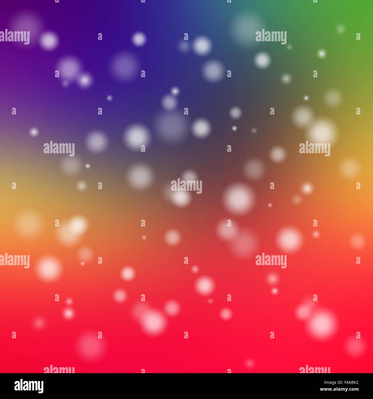 Defokussierten farbenfrohen abstrakten Hintergrund mit Schnee für Ihr design Stock Vektor