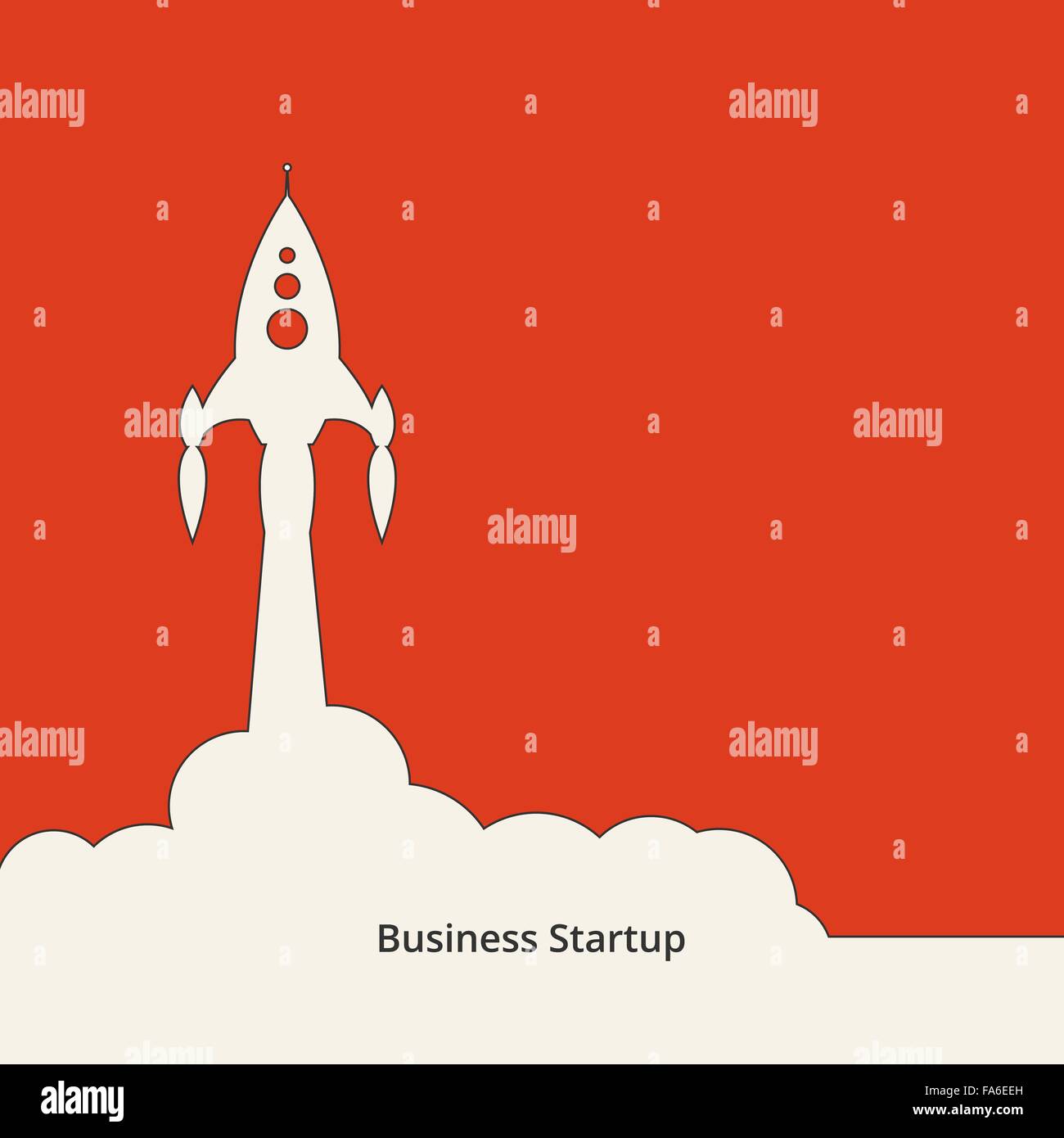 Vektor-Illustration der Entwicklung neuer Geschäftsfelder Projekt Start oder Start neue Produkt oder eine Dienstleistung für Ihr design Stock Vektor