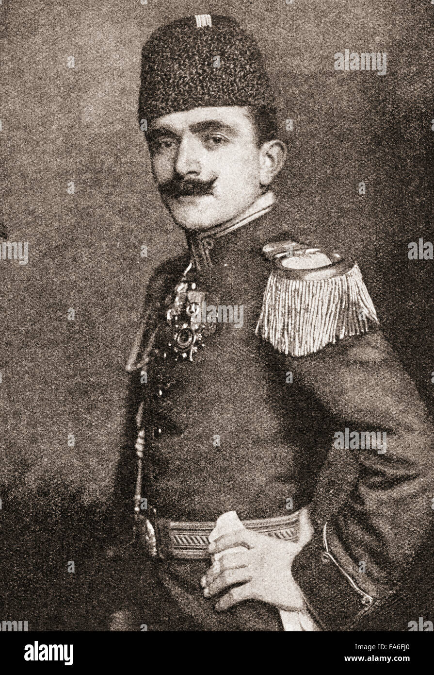 Ismail Enver Pascha, 1881 – 1922. Türkischer Offizier und ein Führer der Jungtürkischen Revolution 1908. Stockfoto