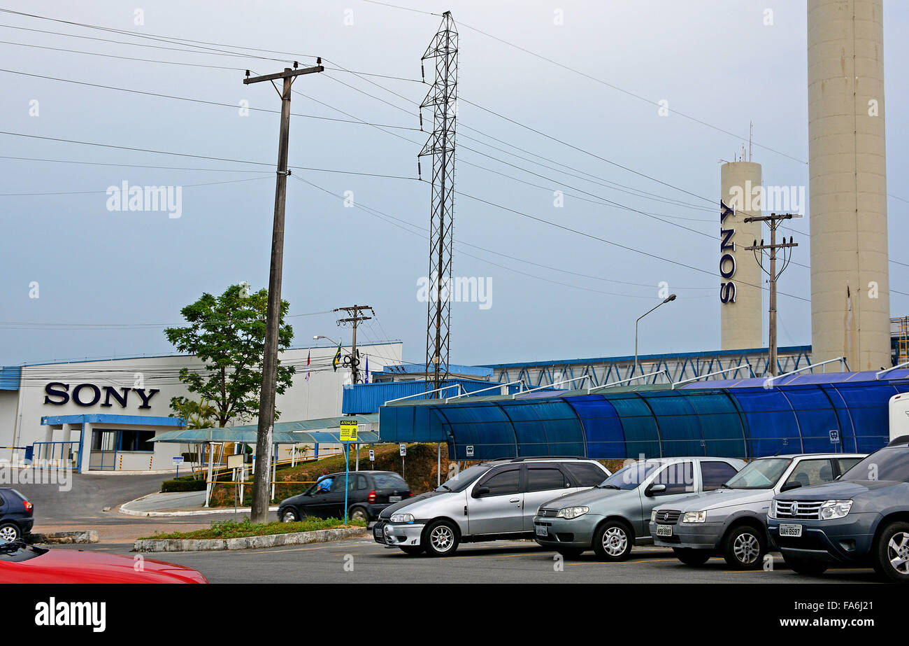 Sony-Fabrik, zollfreie Zone, Manaus, Amazonas, Brasilien Stockfoto