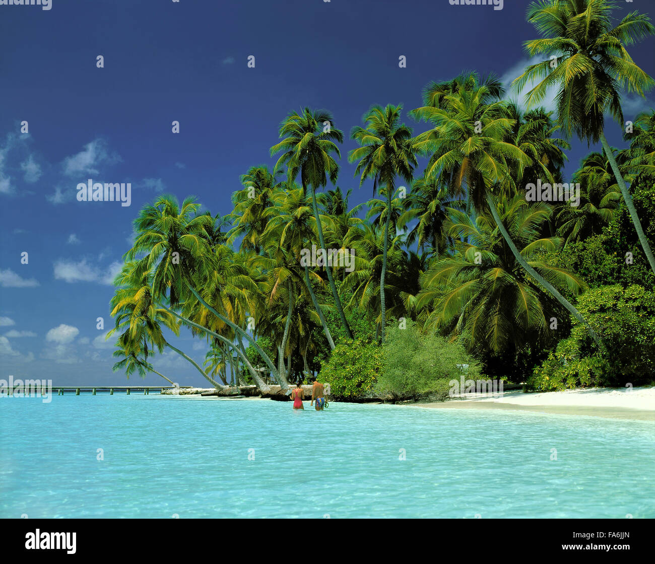 Kuda Bandos Island, Nord Male Atoll, Malediven, Malediven Republik, indischen Ozean Attol Stockfoto