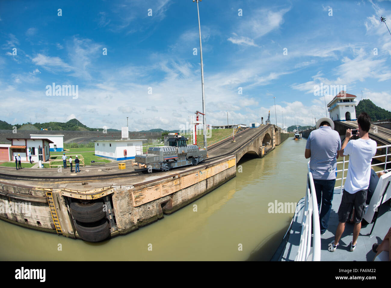Wann Wurde Der Panamakanal Eröffnet www.alamy.de