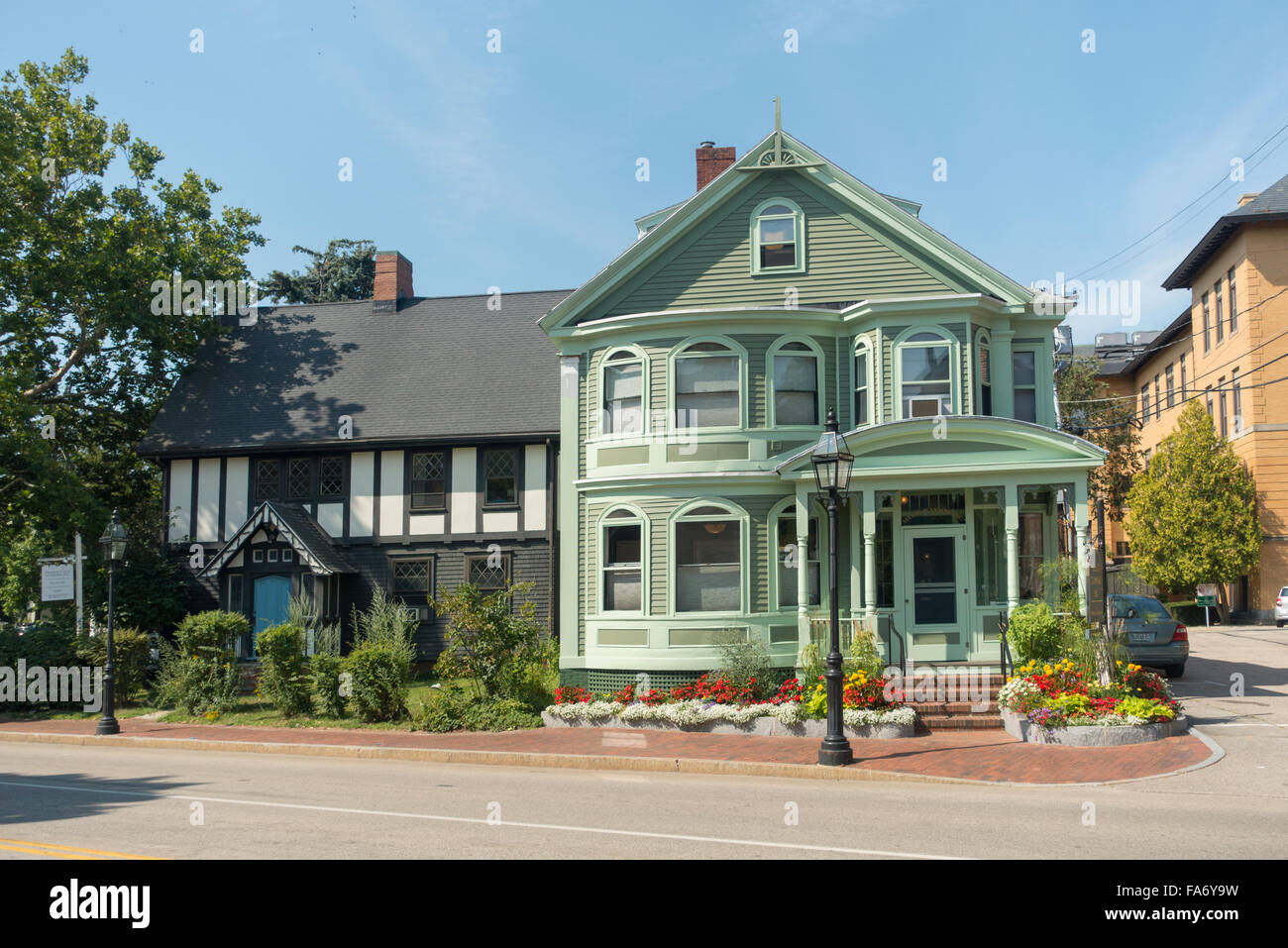 Historisches Haus Portsmouth NH Stockfoto