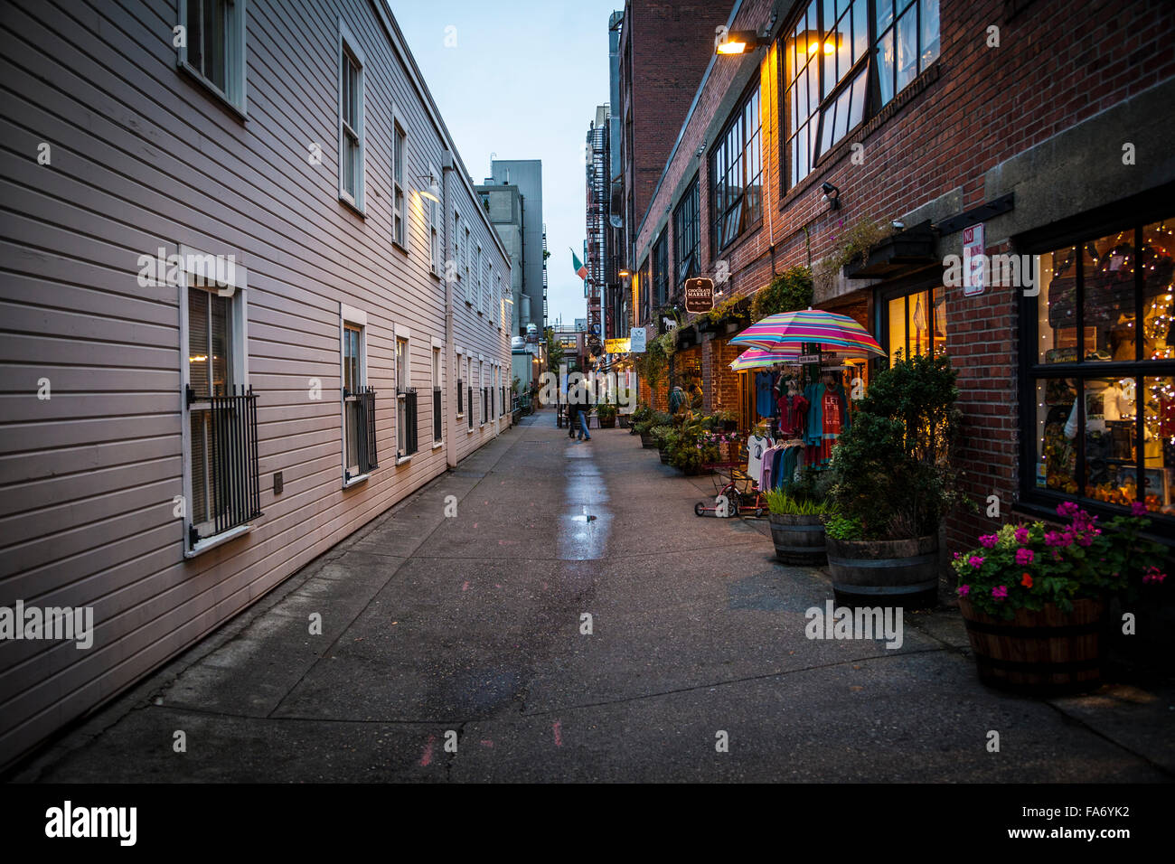 Seattle Post Alley, Washington State Stockfoto