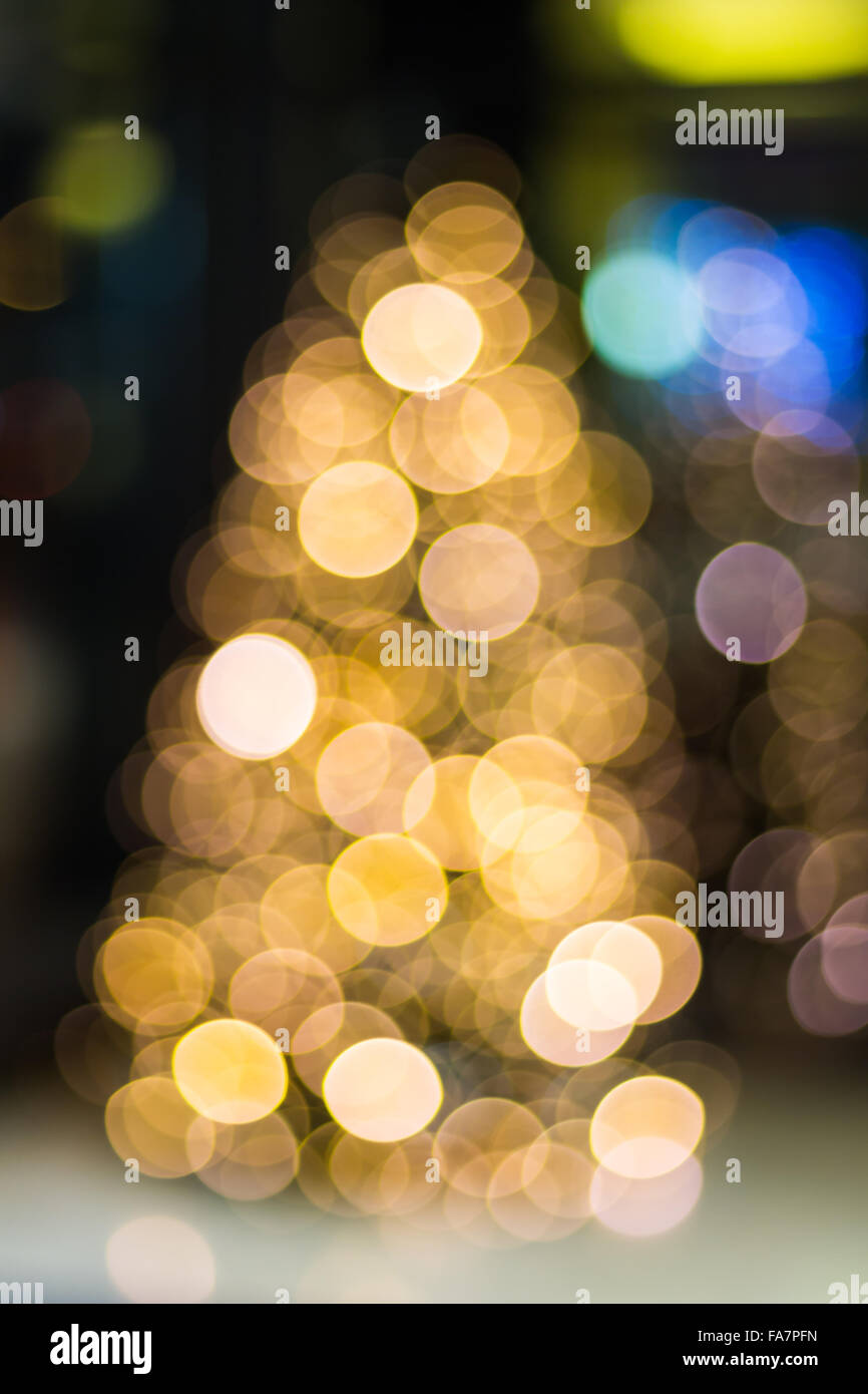 Einkaufszentrum Unschärfe Hintergrund mit bokeh Stockfoto
