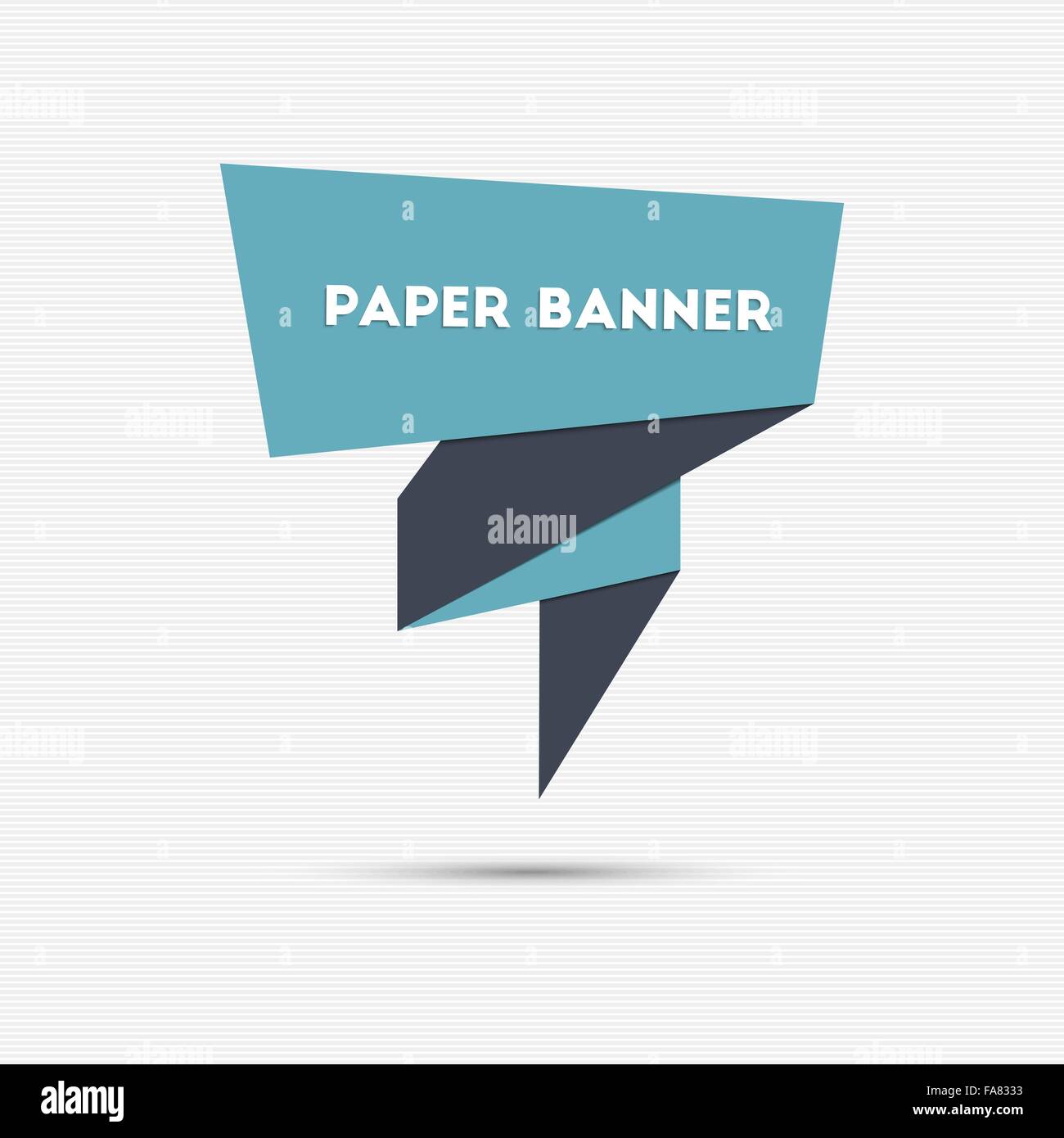 Abstrakte farbiges Papier Banner für Ihr design Stock Vektor