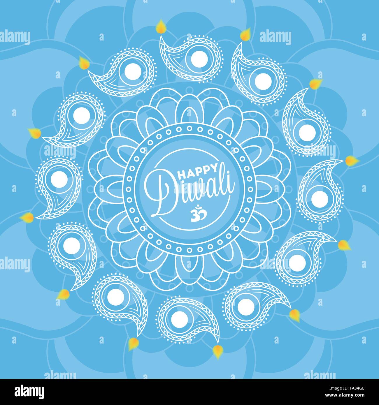 Happy Diwali Hintergrund für Ihre Grußkarte-design Stock Vektor