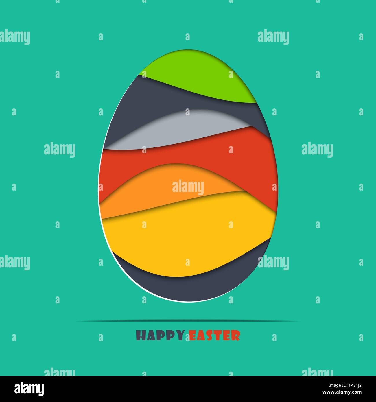 Vektor-Illustration einer abstrakten Ostern-Hintergrund für Ihr design Stock Vektor